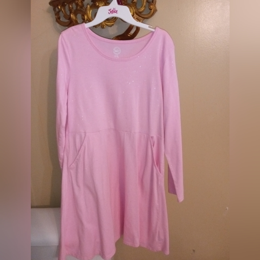 Girls sparkly spring dress